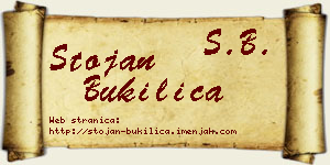 Stojan Bukilica vizit kartica